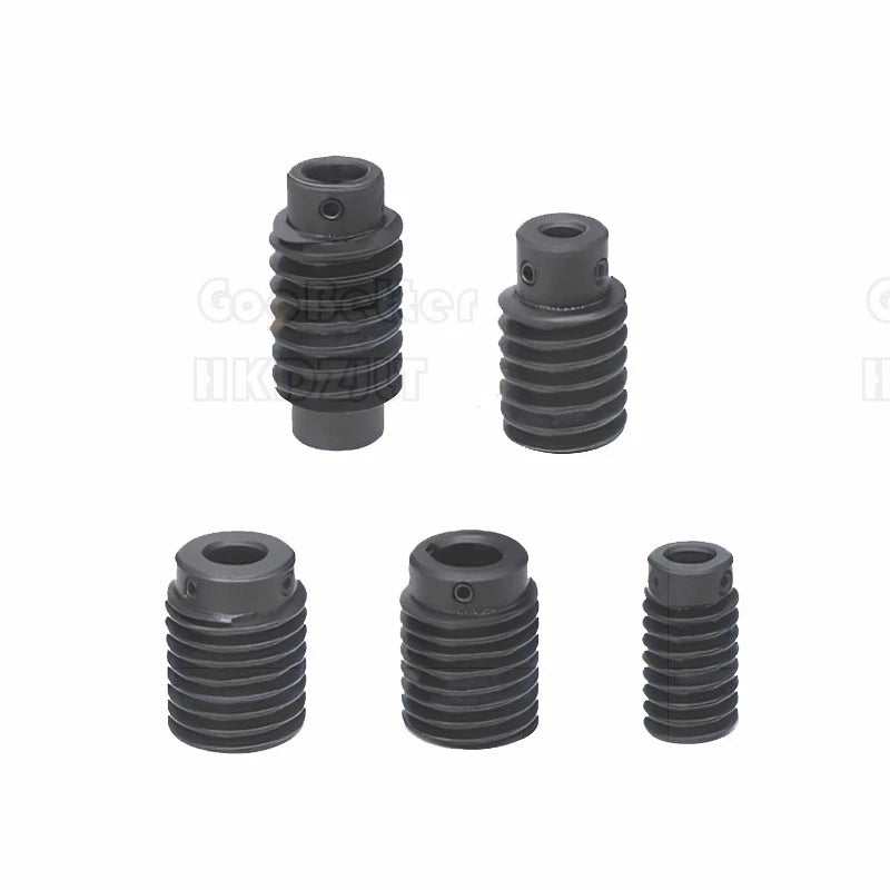 Module 1 1.5 Worm Gear Wheel Brass 15-20-25 - 60 Tooth Worm Shaft 45# Steel