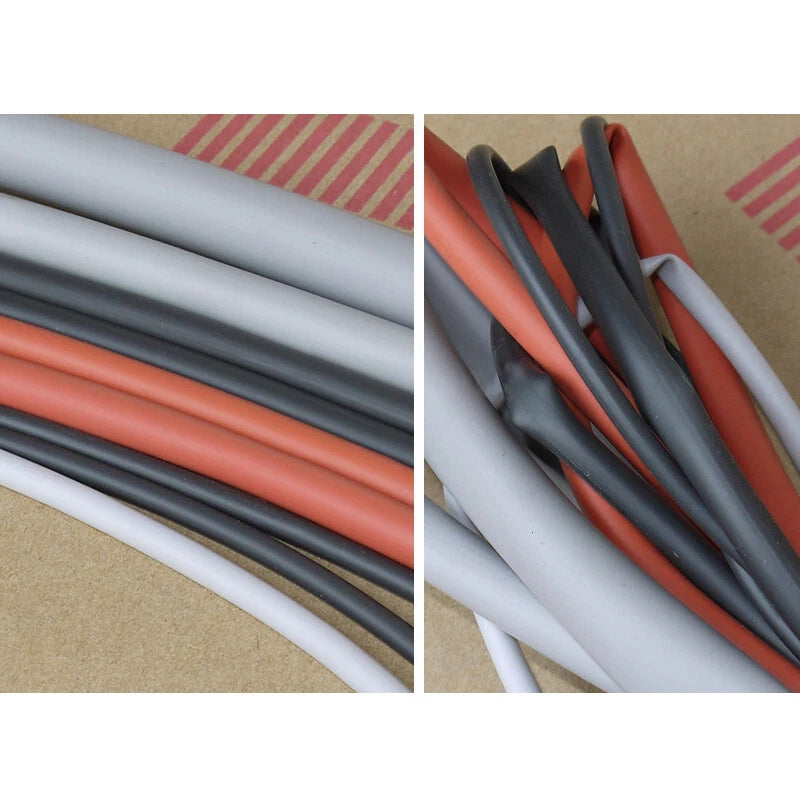 Silicone Heat Shrink Tubing 1.7:1 — Colored Electrical Wire Sleeving