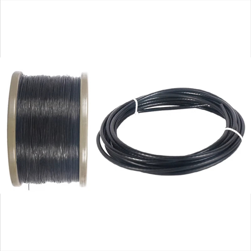 Stainless Steel Wire Rope Clear PVC Plastic Coated Metal Cable Rigging 0.38~12mm