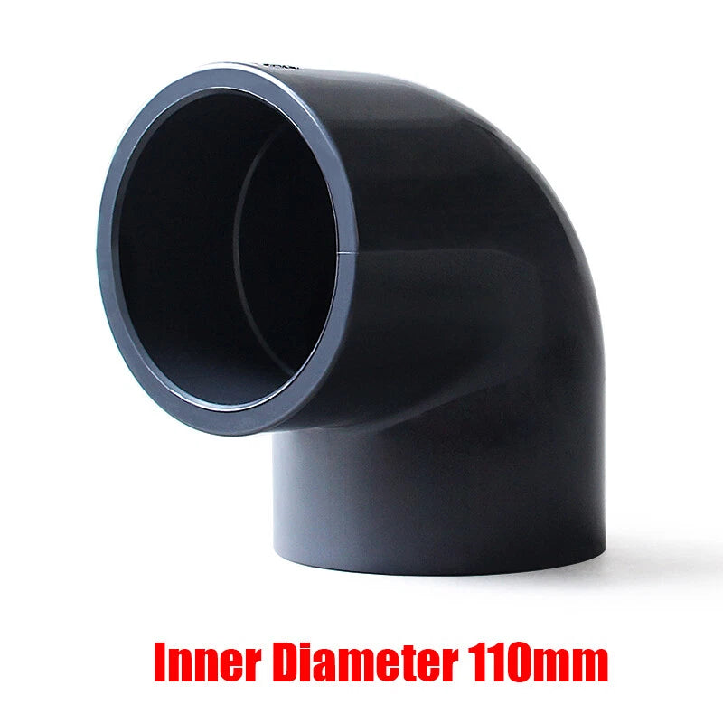 PVC Elbow Pressure Pipe Fittings 20mm-110mm Aquarium Fish Tank Pond Solvent Weld
