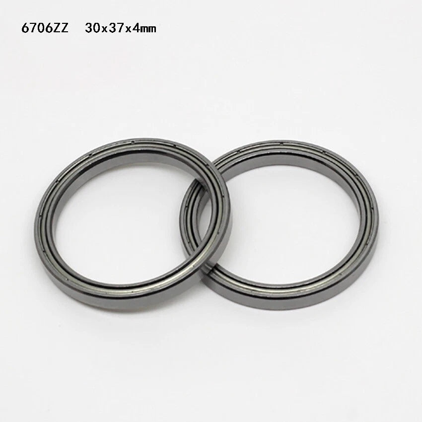 Super Thin Wall Sealed Bearings Steel Deep Groove Ball Bearing 6700ZZ-6706ZZ