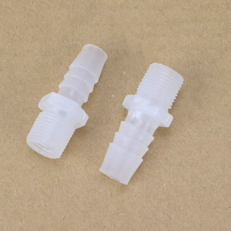 External Thread Straight Hose Connector — Plastic Tube Fitting M6 to M14 (4mm–14mm)