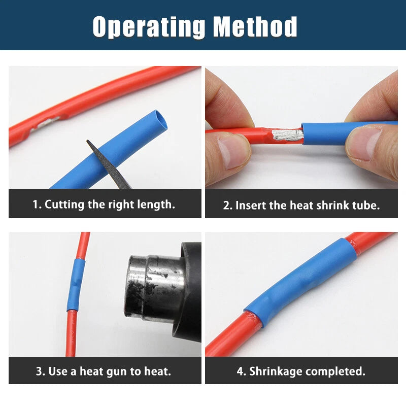 Black 3:1 Heat Shrink Tubing Adhesive Lined – Φ50mm Dual Wall Cable Sleeving