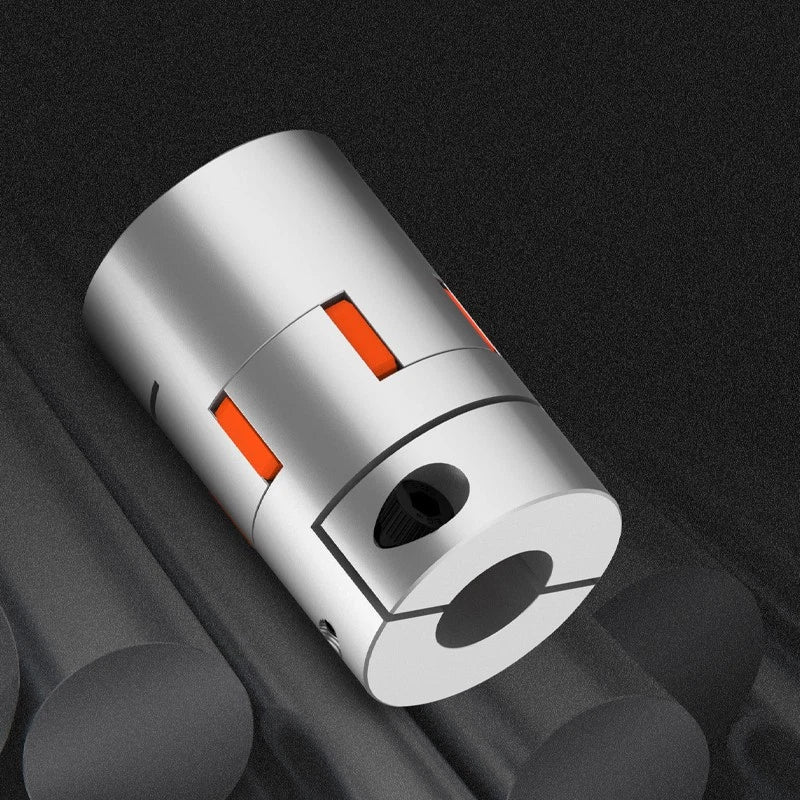 CNC Shaft Coupler Aluminum Alloy Flexible Plum Spider Jaw Coupling All Bore Size