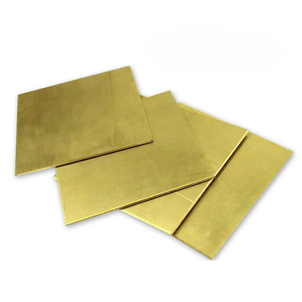 Solid Brass Sheets Plate Thick 0.1mm to 5mm 100x100, 150x150, 200x200, 300x300mm