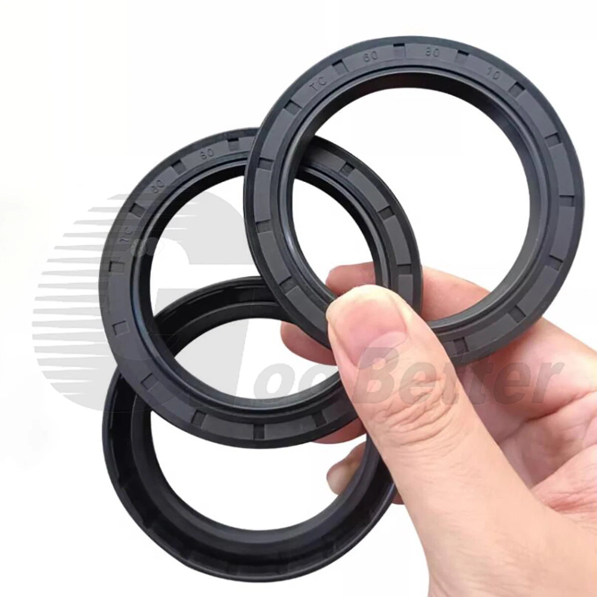 TC Skeleton Oil Seal Rings — NBR Double Lip, Rotary Shaft Sealing, ID 16/17/18/19mm
