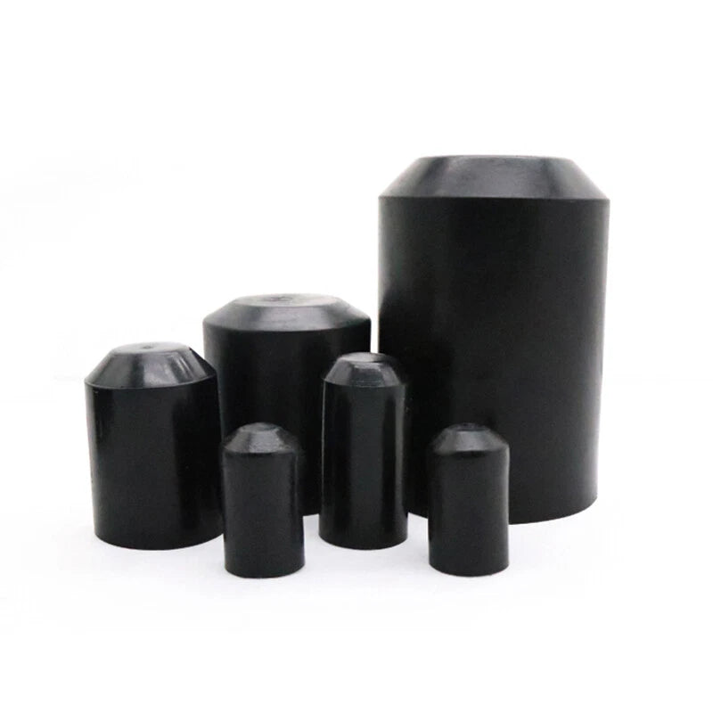 Heat Shrink End Cap Tubing 2:1 Glue-Lined — 8mm to 130mm, Black Red Green