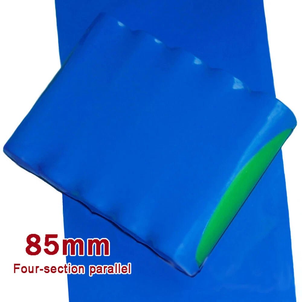 Blue PVC Heat Shrink Tubing for 18650 Battery Packs — Single to 4 - Cell - HomeDIYer