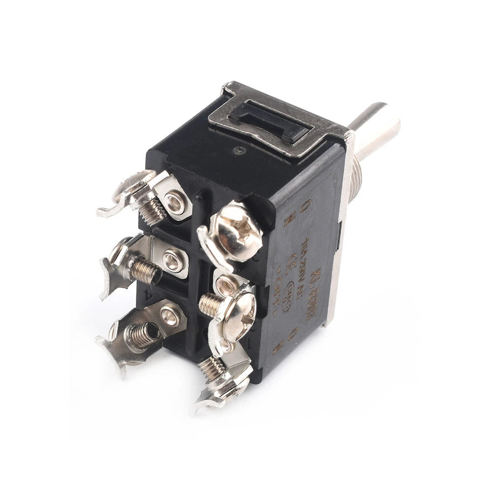Heavy Duty Toggle Switch | ON-OFF ON-ON 2/3 Position SPST DPST DPDT | 5A–15A 250VAC | Car Dash Boat Panel