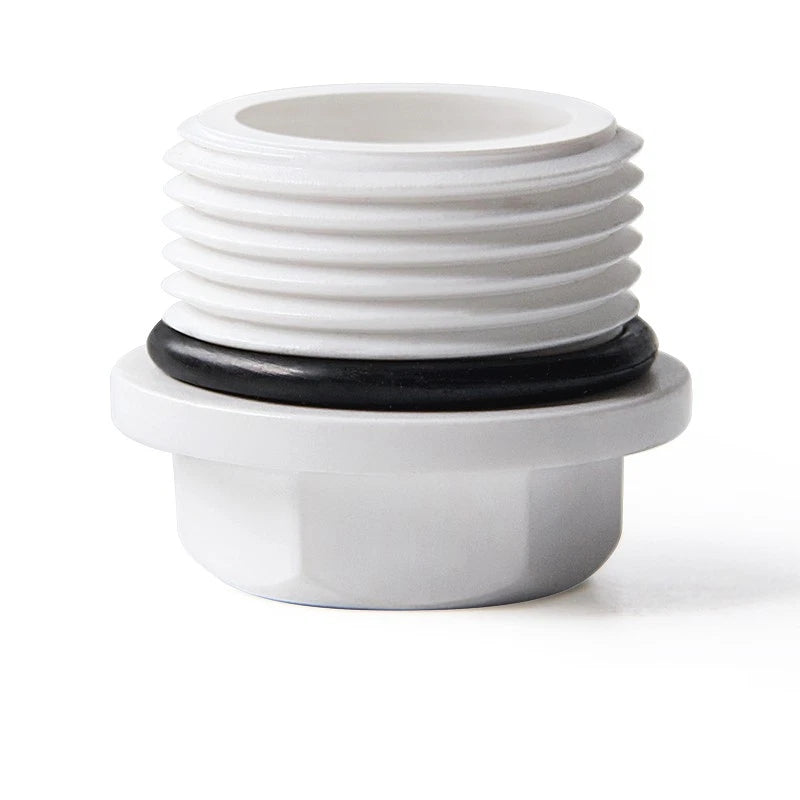 1 2" 3 4" 1" PVC Male Thread Water Supply Pipe Cap Stop End Lock Fittings Hex