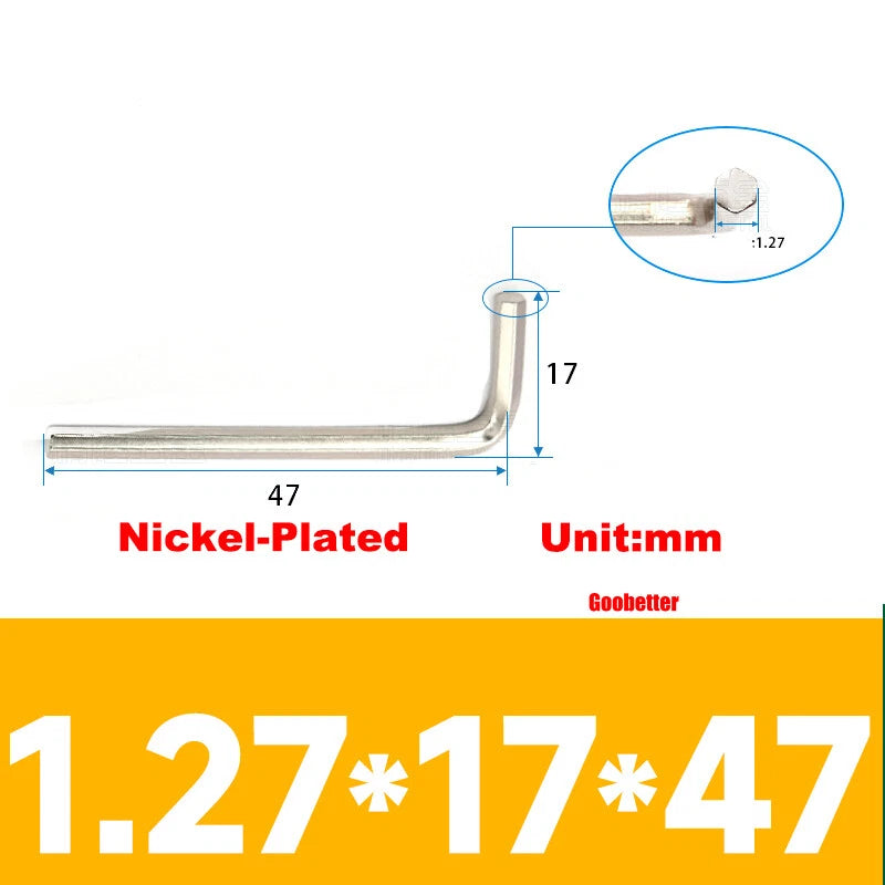Allen Keys Hex Wrenches 0.7/0.9/1.27/1.5/2.0/2.5/3/4mm Hexagonal Spanners L-Key