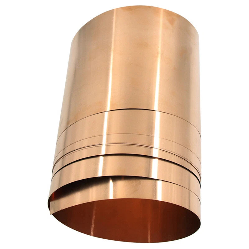 Beryllium Copper Alloy Sheet Plate BeCu Metal Panel 0.2/0.3/0.4/0.5/0.6/0.8/1mm