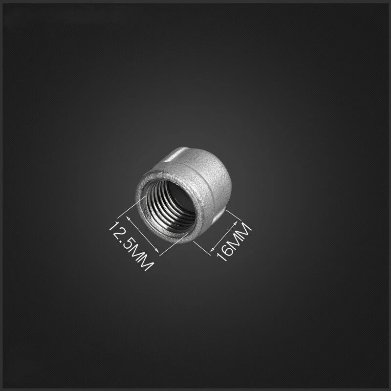 304 Stainless Steel BSP Blanking End Cap Pipe Fittings — Male & Female 1/4" to 1-1/2"