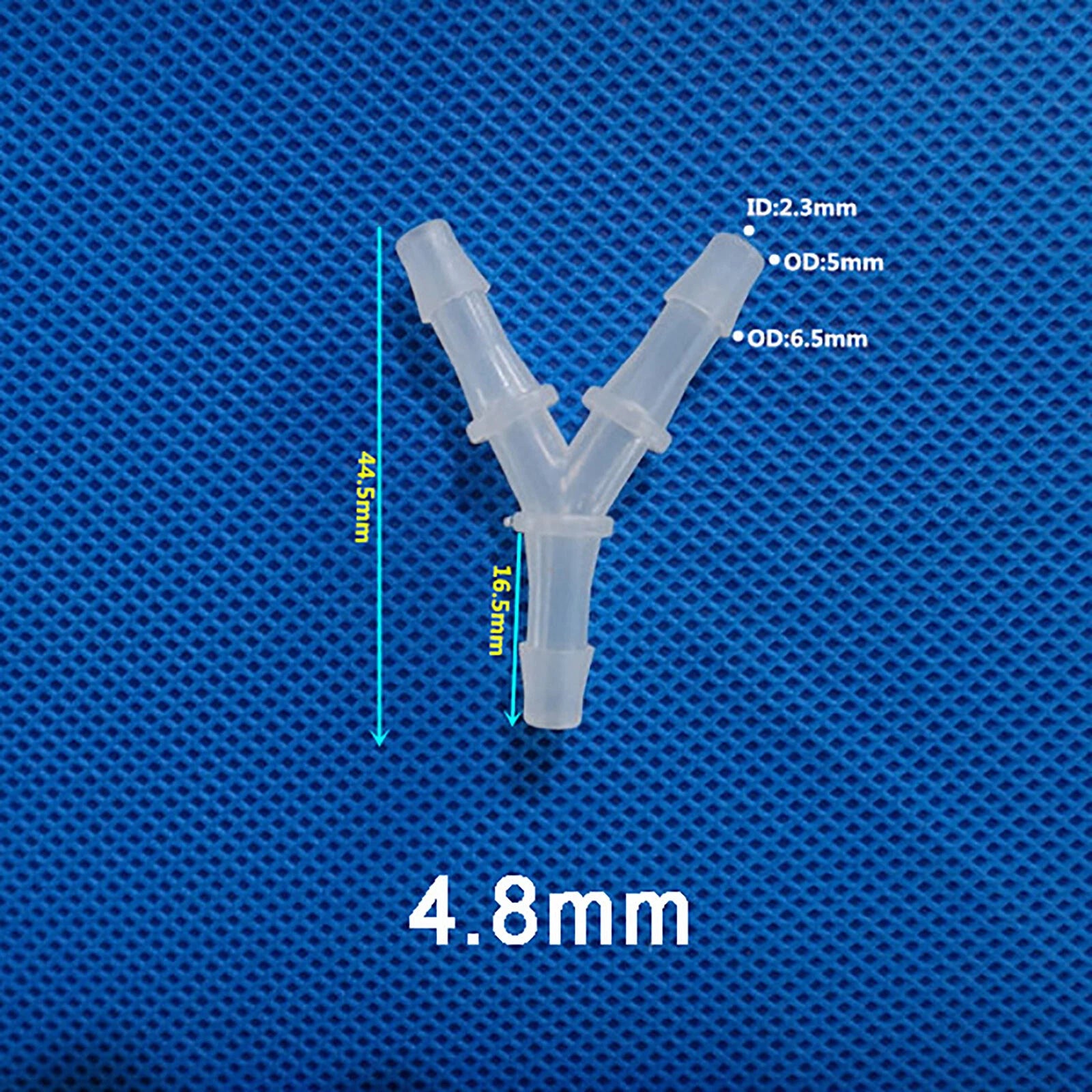Y Joiner 3-Way Plastic Barb Hose Connector – Air Fuel Water Pipe Fitting