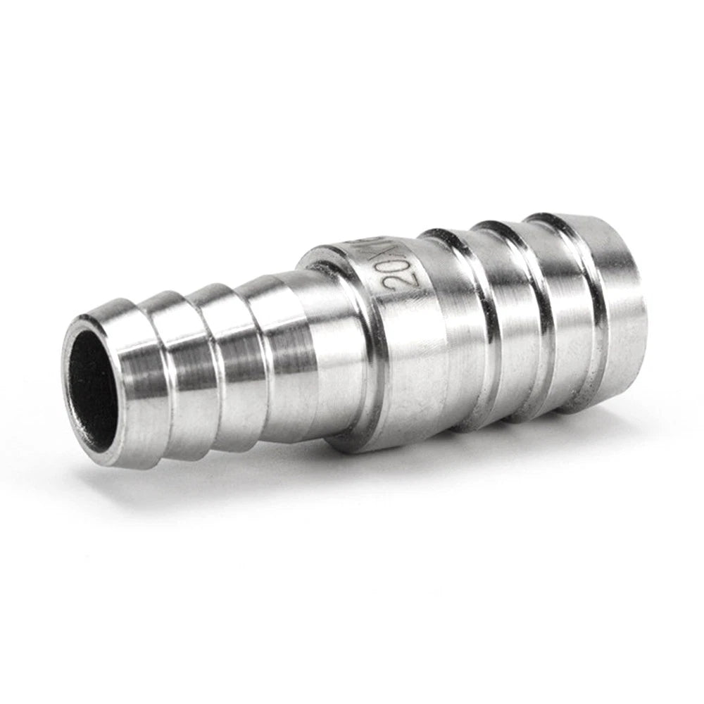 304 Stainless Steel Hose Barb Fittings — Taper Thread x Hose Tail Connectors