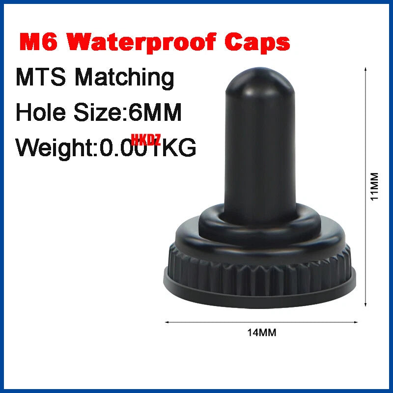 6mm Mini Toggle Switch DPDT 2/3 Position 3/6 Pin — AC 125V 250V for Boat Car DIY