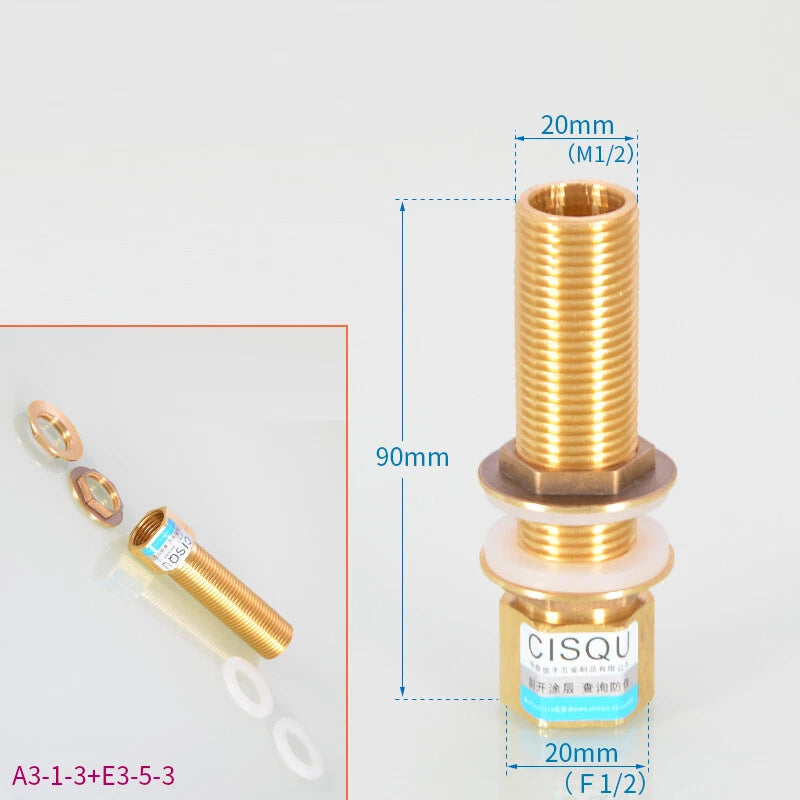 Brass Bulkhead Fitting — Tank Outlet Connector for Water Butts & Barrels | 1/2", 3/4", 1"