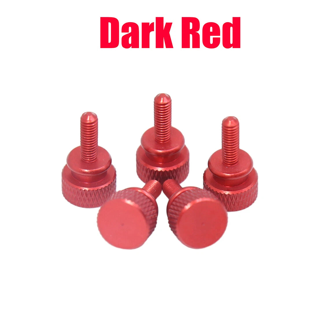 M3 Anodized Aluminum Knurled Thumb Screws — Hand-Tightening Knob Bolts