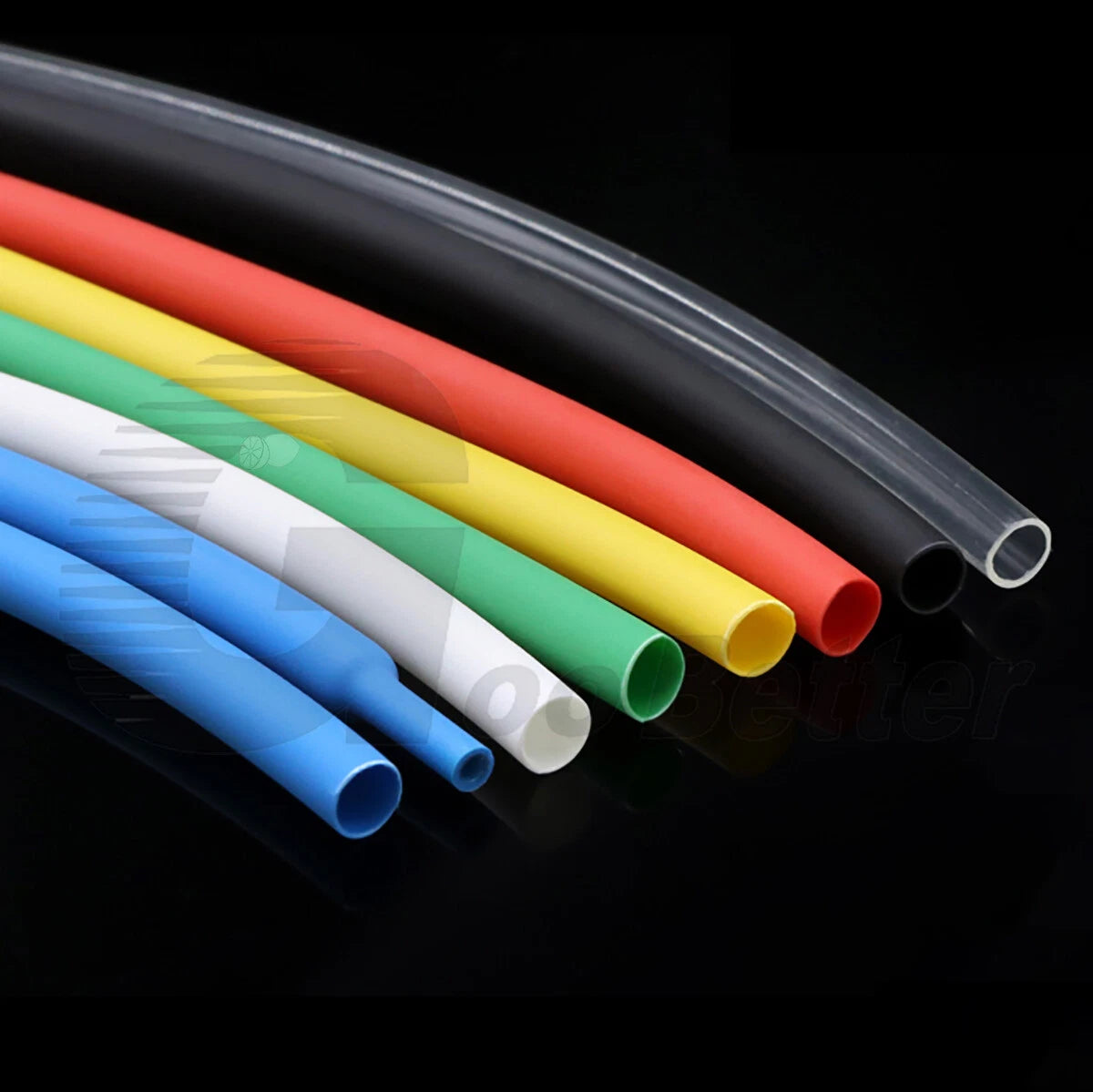 Heat Shrink Tubing 2:1 / 3:1 / 4:1 — Φ0.6mm to Φ50mm, 7 Colors, Adhesive & Non-Adhesive