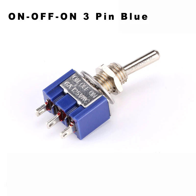 Mini Toggle Switch ON-ON ON-OFF-ON 3 6 9 12 Pin – Dashboard & Model Railway