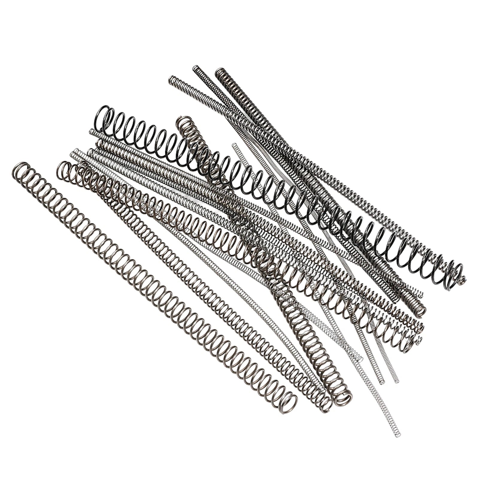 Length 300mm Compression Spring Steel 0.3mm - 3mm Wire Dia Pressure Coil Springs