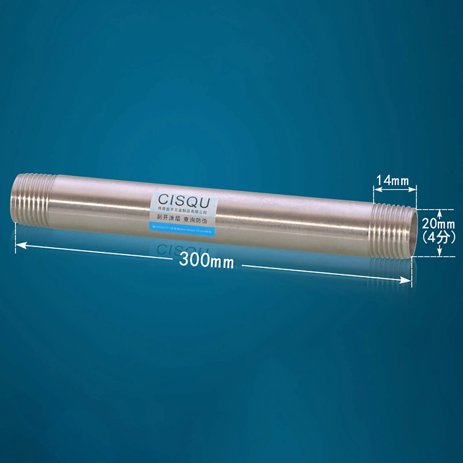 Stainless Steel 201 Male Thread Weld Nipple 1/2" 3/4" 1" | 100–500mm Pipe Fitting