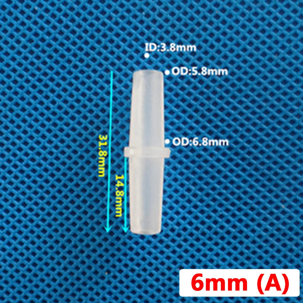 Plastic Barbed Straight Hose Connector — 1.6mm to 25mm Tubing Joiner Coupling