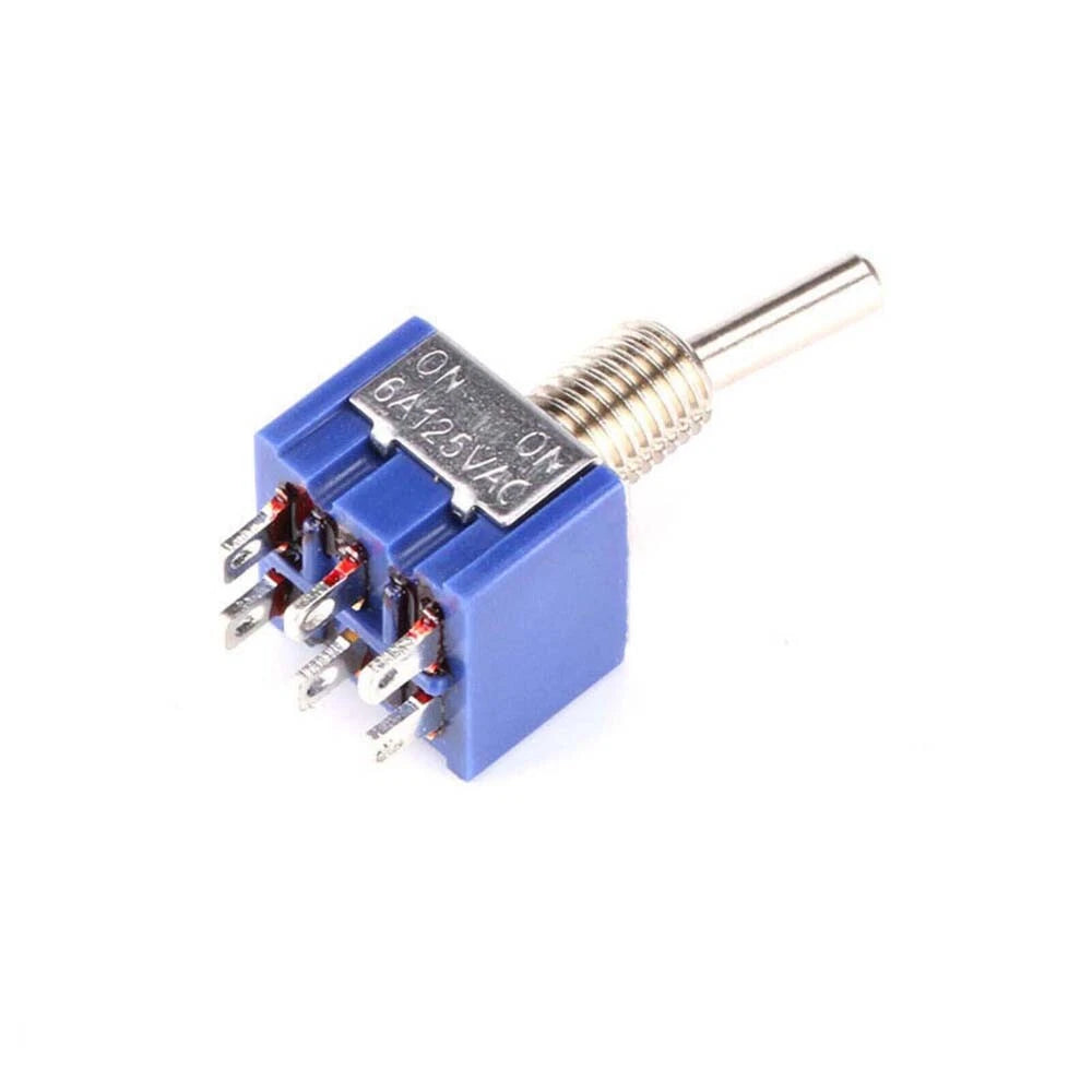 MTS PS Series Mini Toggle Switch — 3/6/9/12 Pin, 2-Way & 3-Way, Latching & Self-Resetting