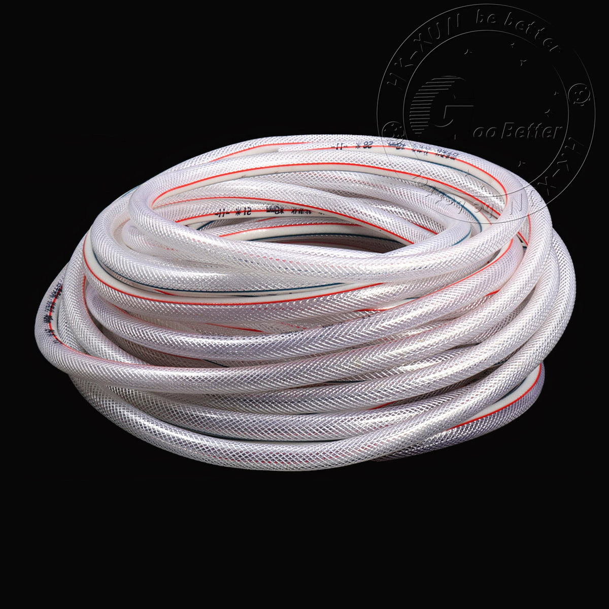 PVC Flexible Braided Tubing — Fish Pond, Hydroponics & Garden Water Hose