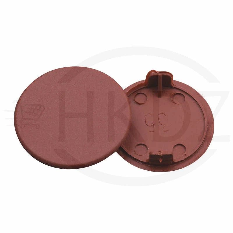 Plastic Screw Caps Covers 5–40mm – Push-in Furniture Hole Plugs, Black, White, Brown