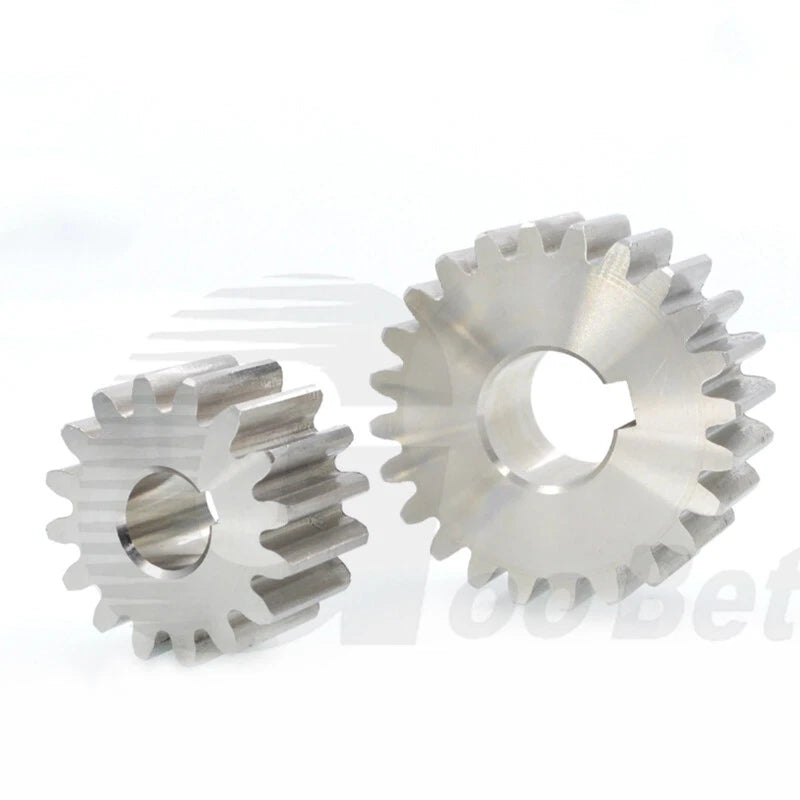 Spur Gear Module 1 Stainless Steel 12-120 Tooth Motor Pinion Flat Gear Precision