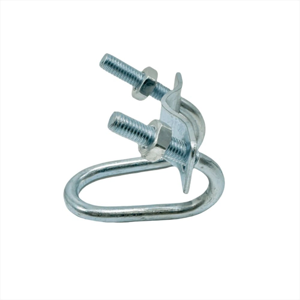 U - Bolt Pipe Clamp — Double & Single U - Shape Saddle Clamp for Greenhouse & Awning Frames - HomeDIYer