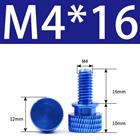 M3 M4 Anodized Aluminum Thumb Screws — Knurled Head Hand Bolts for PC Case, Fishing Rigs & DIY Projects