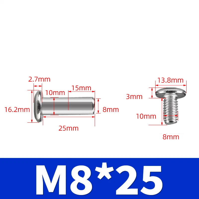 Socket Cap Head Screws 304 Stainless Steel — M2 M3 M4 M5 M6 M8 Hex Allen Bolt