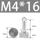 M3 M4 Anodized Aluminum Thumb Screws — Knurled Head Hand Bolts for PC Case, Fishing Rigs & DIY Projects