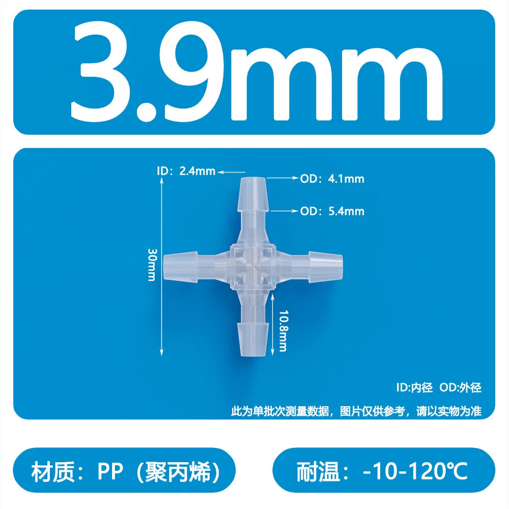 Plastic Pagoda Tubes Reducer Joint 2 3 4Way Hose Connector Tube Splitter Fitting