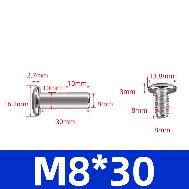 Socket Cap Head Screws 304 Stainless Steel — M2 M3 M4 M5 M6 M8 Hex Allen Bolt