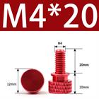 M3 M4 Anodized Aluminum Thumb Screws — Knurled Head Hand Bolts for PC Case, Fishing Rigs & DIY Projects