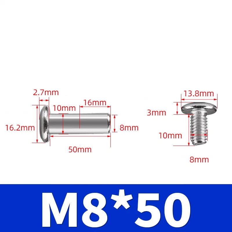Socket Cap Head Screws 304 Stainless Steel — M2 M3 M4 M5 M6 M8 Hex Allen Bolt