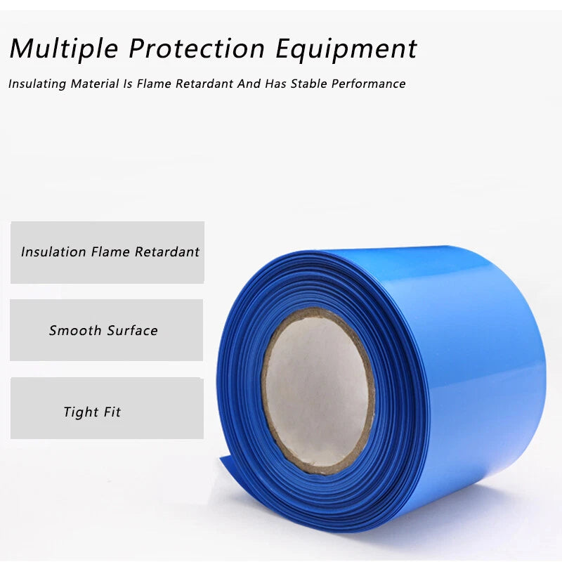 PVC Heat Shrink Tubing 2:1 Ratio — Large Diameter 242mm to 625mm, Wire & Cable Insulation Sleeve