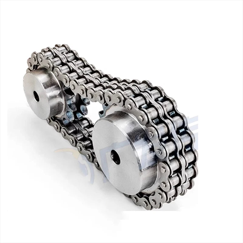 Duplex Chain Sprocket 10-38 Teeth Pitch 12.7mm For #40 08B Roller Chain 45#Steel