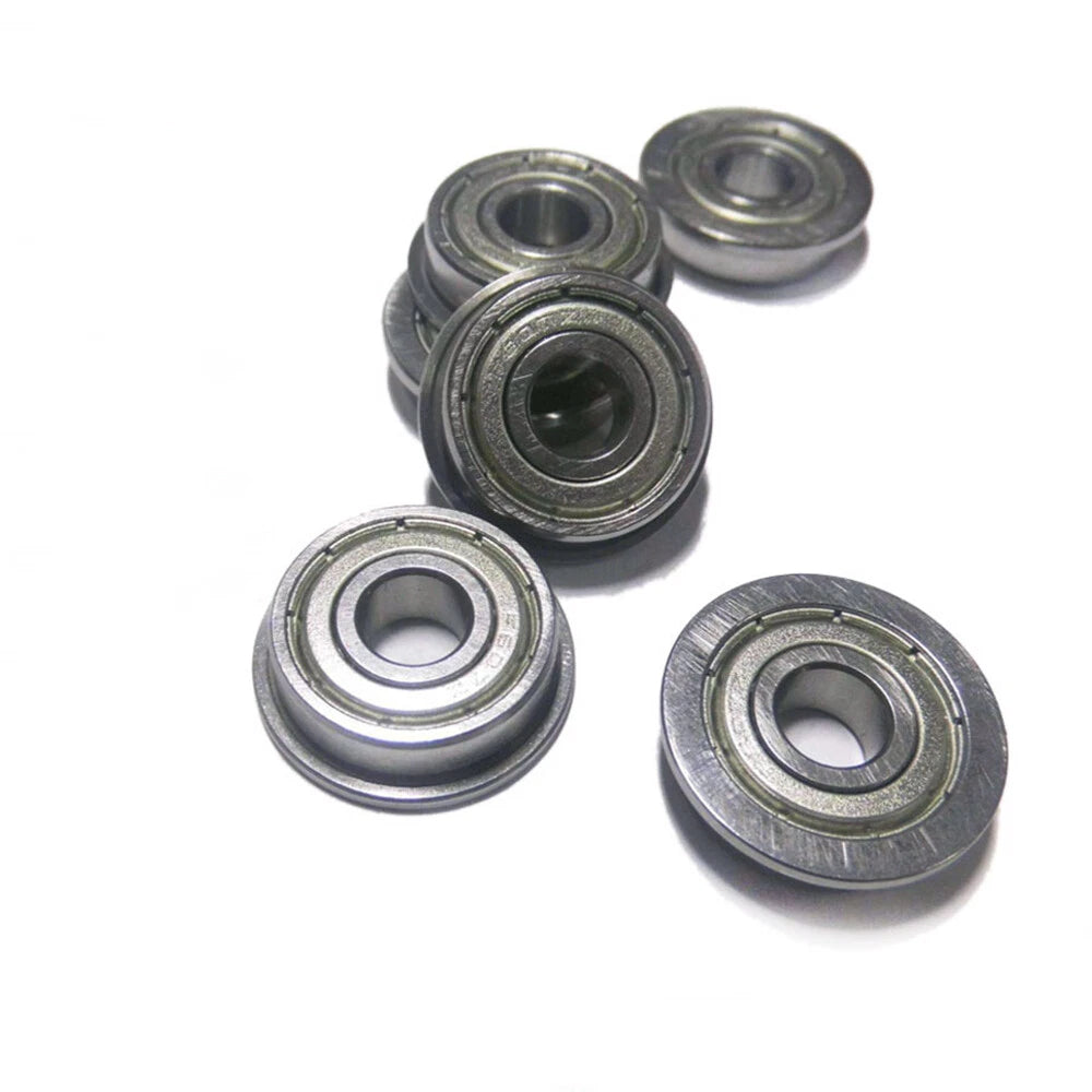 Flanged Deep Groove Ball Bearings ZZ Double Metal Shielded 2mm-12mm Bore Various