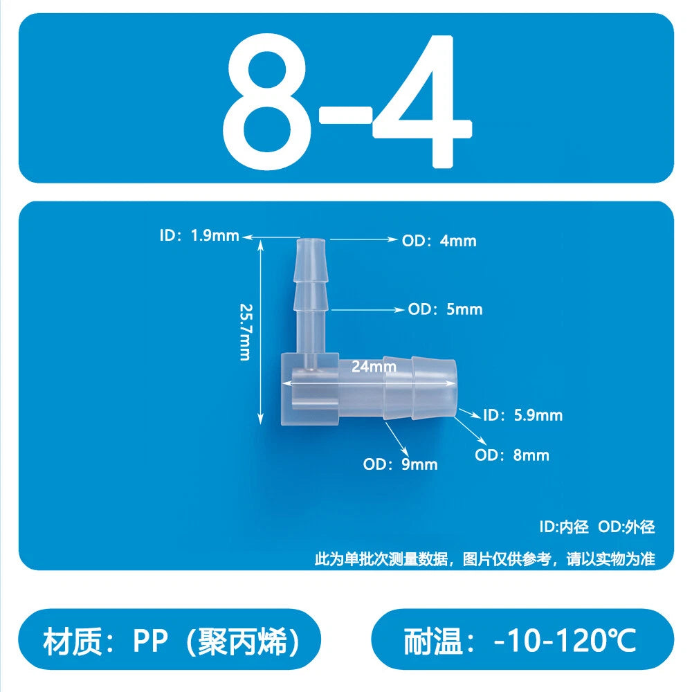 Plastic Pagoda Tubes Reducer Joint 2 3 4Way Hose Connector Tube Splitter Fitting