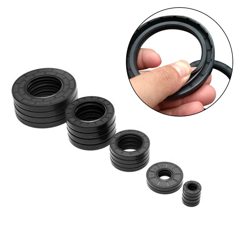 TC Oil Seal NBR Rotary Shaft Seal Shaft Double Lip Metric Size Rotary Shaft