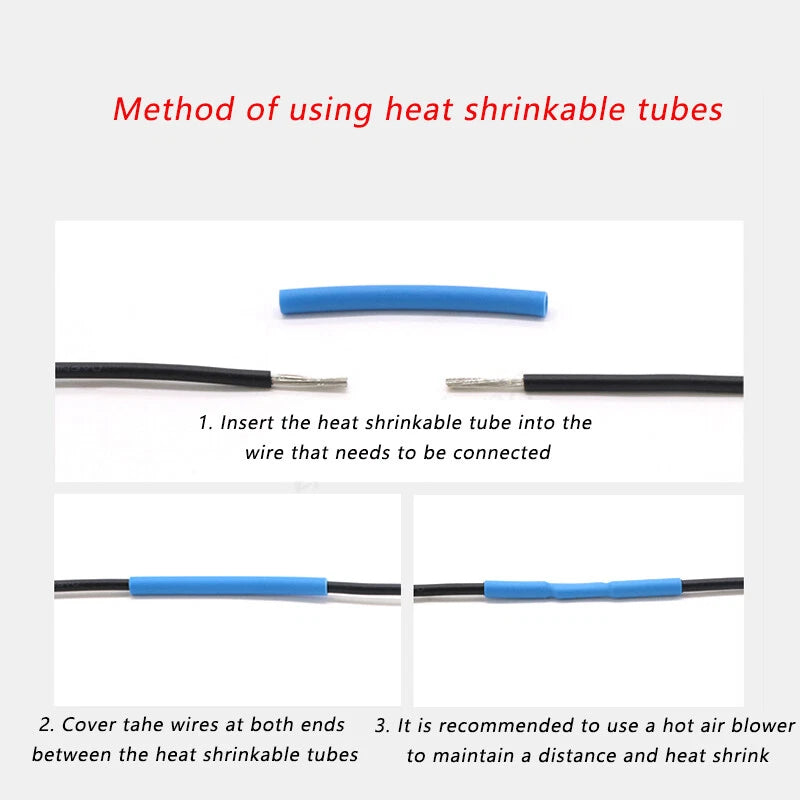 PVDF Heat Shrink Tubing — Electrical Cable Sleeving Insulation, 0.8mm–19.1mm