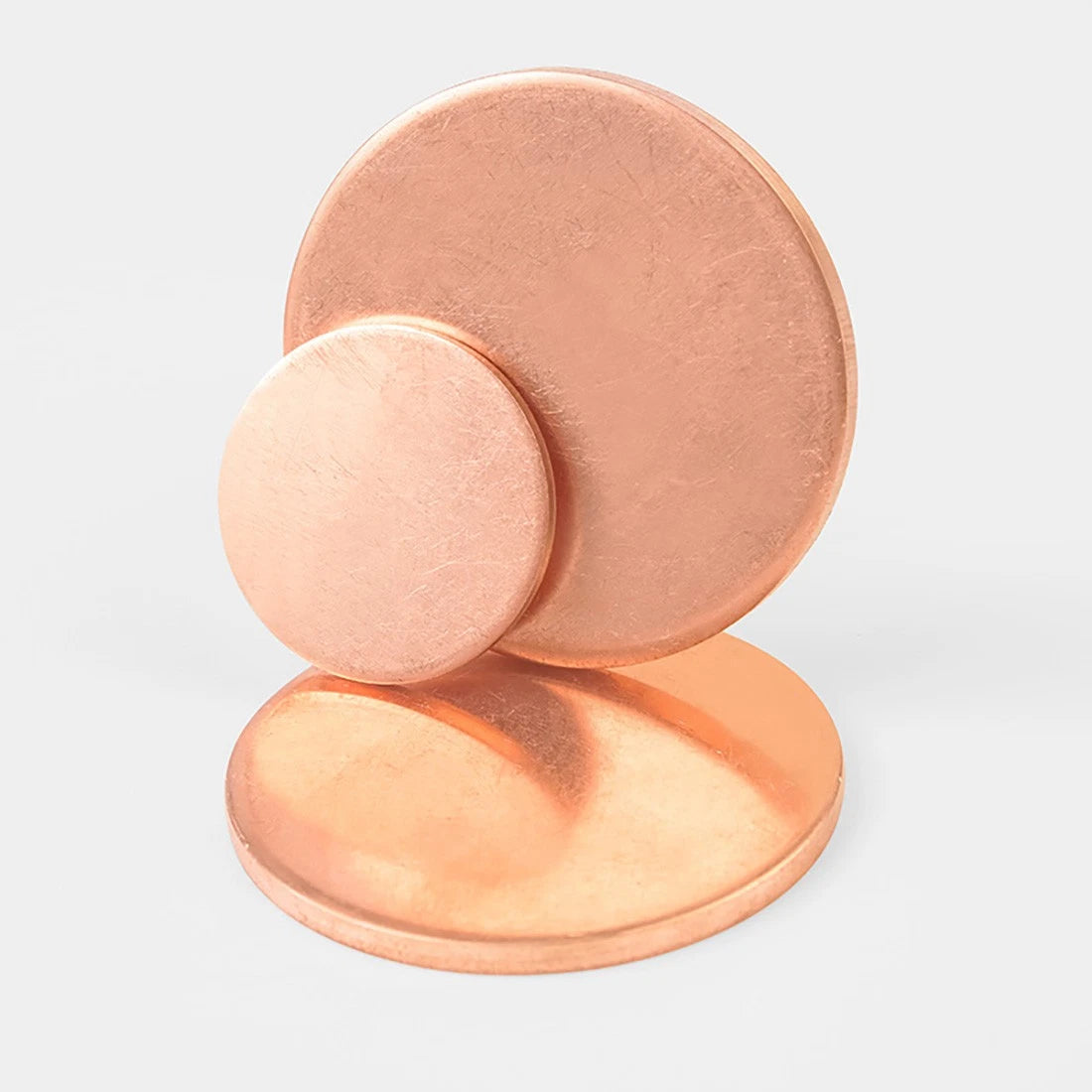 Thick 1.6-6mm Solid 99% Pure Copper Blanks Discs Ø 10-300mm Round Plate Metal