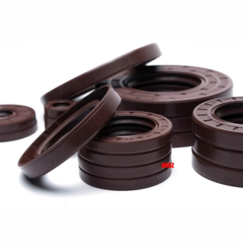 FKM TC Oil Seal – Fluorine Rubber Rotary Shaft Seal, ID 12–52mm, OD 25–100mm