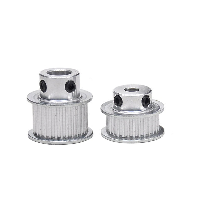 2GT Drive Pulley With Step 16 Tooth - 100 Tooth Bore 4mm - 25mm for 6mm Belt