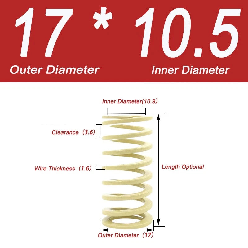 Heavy-duty Compression Mold Springs,length Up To 400,outer Diameter 10.5-50mm