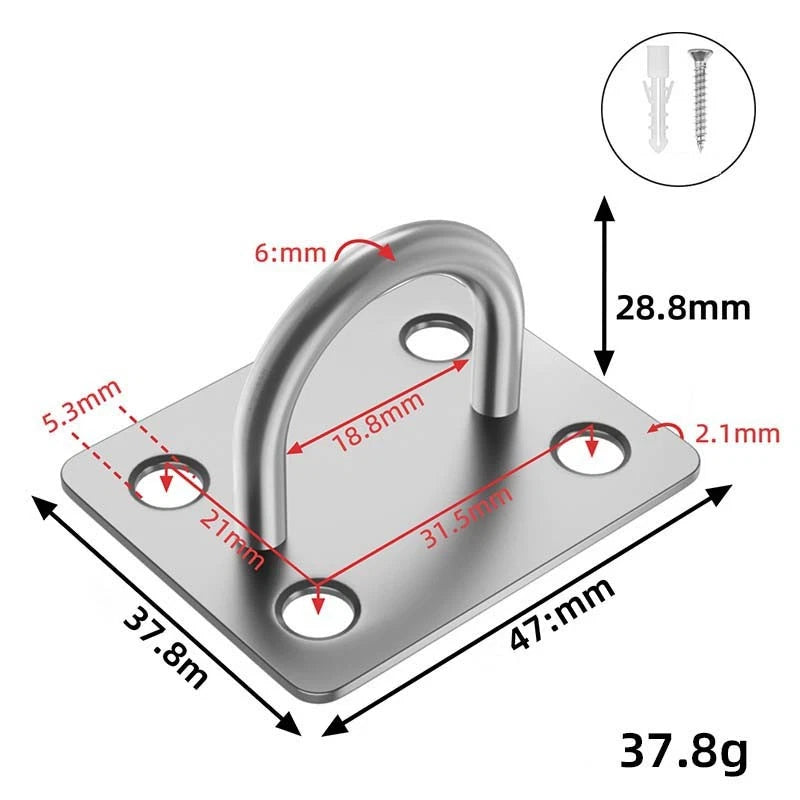 Heavy Duty Ceiling Hooks Stainless Steel Wall Mount Top Hook Hanging Hardware